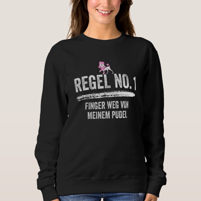 Poodle Dog Owner Dog Owner Sweatshirt (Front)