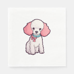 Poodle Dog Super Cute Napkin
