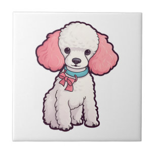 Poodle Dog Super Cute Tile
