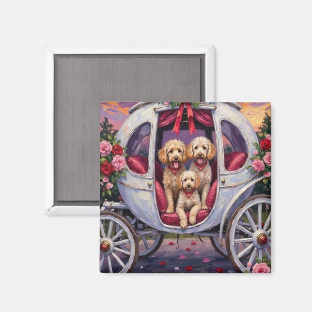 Poodle Dog Valentine's Day  Magnet (Front/Back)