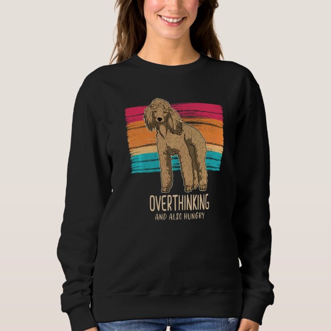 Poodle Dog Vintage  4 Sweatshirt (Front)