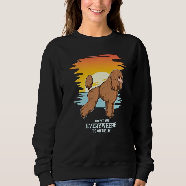 Poodle Dog Vintage  9 Sweatshirt (Front)