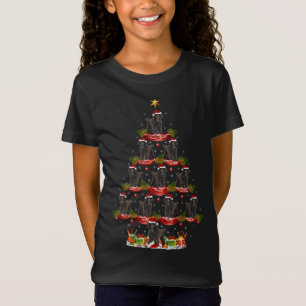 Poodle Dog Xmas Tree Lighting Poodle Christmas Tre T-Shirt