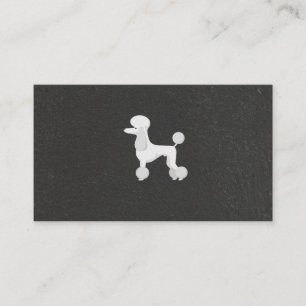 Poodle   Dogs Cats Services Business Card