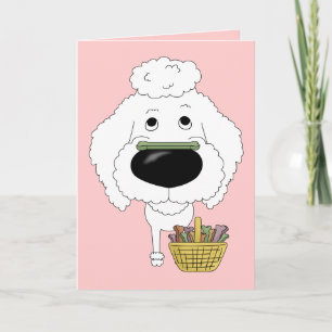 Poodle - Easter Bone Hunt, Anyone? Holiday Card