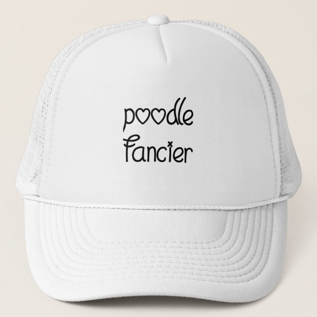 poodle fancier trucker hat (Front)