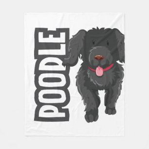 Poodle Fleece Blanket