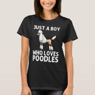 Poodle For Boys Kids Doodle Dog Poodle   Groomer T-Shirt