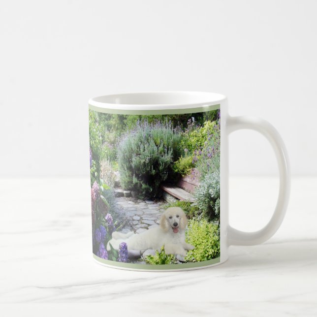 Poodle Garden Mug (Right)