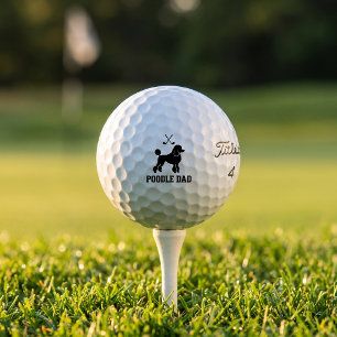 Poodle Golf Dad Titleist Pro V1 Golf Ball Gift