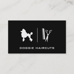 Poodle Grooming (executive) Business Card