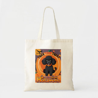Poodle Halloween Tote