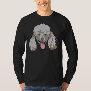 Poodle Head Animal Lover Keeper Pet Owner Whispere T-Shirt