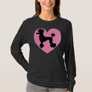 Poodle Heart Poodle Dog Lover T-Shirt