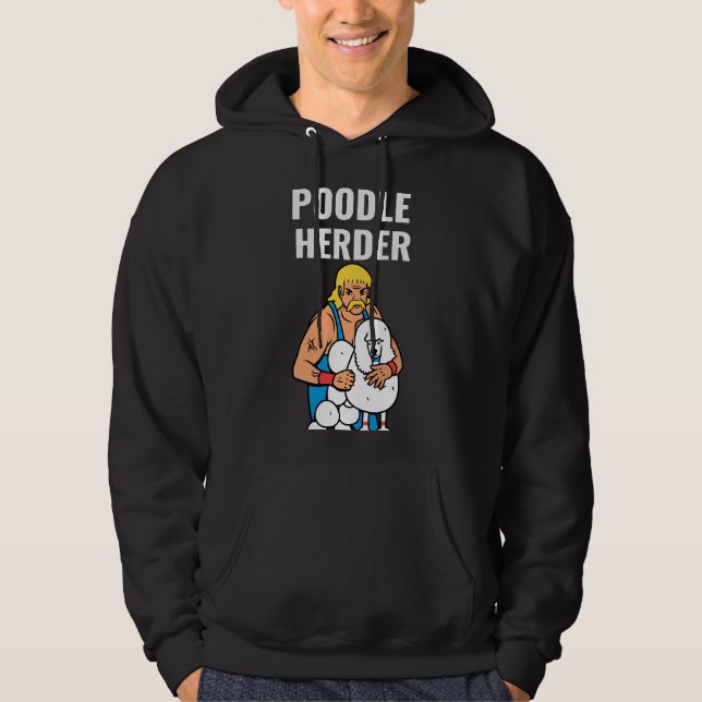Poodle Herder Hoodie (Front)