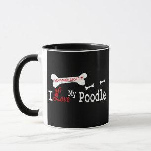 Poodle (I Love) Mug