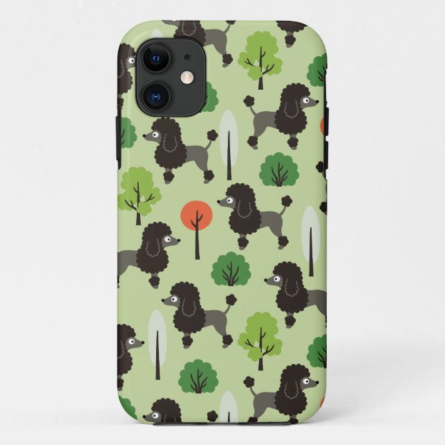 Poodle in the park Case-Mate iPhone case (Back)