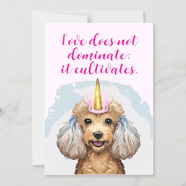 Poodle Invitations (Front)