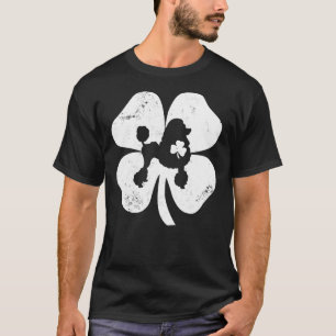 Poodle Irish Shamrock St Patricks Day Leprechaun D T-Shirt
