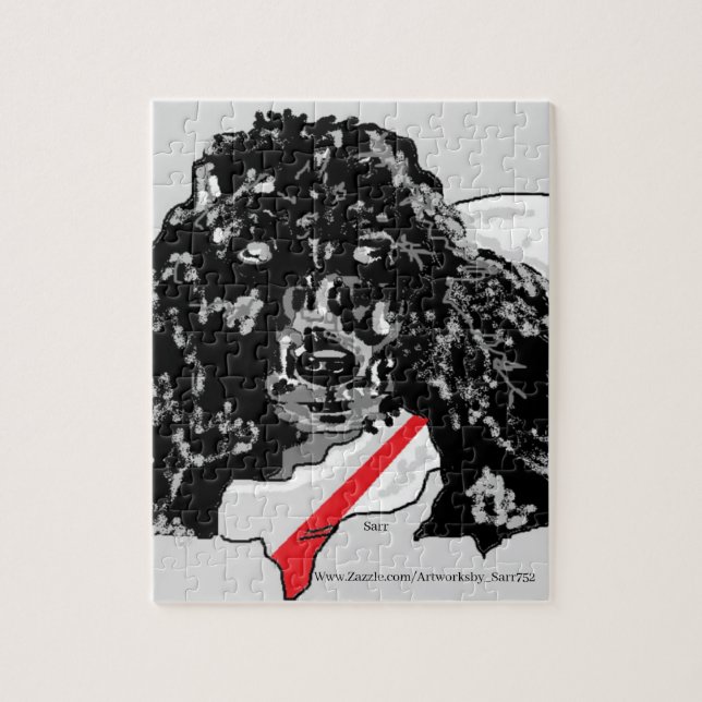 : Poodle Jigsaw Puzzle (Vertical)