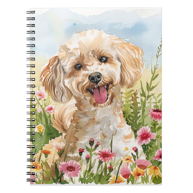 Poodle Journal – Dog Mum Notes (Front)