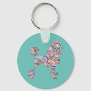 Poodle key ring
