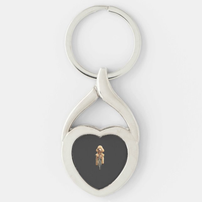 Poodle  key ring (Front)