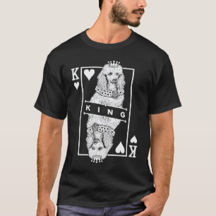 Poodle King Of Hearts Dog Pop T-Shirt