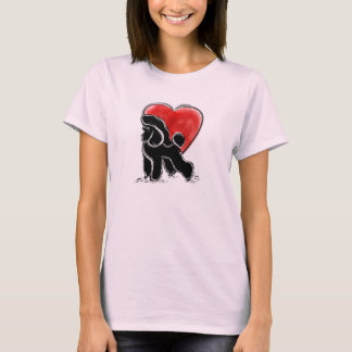 Poodle Linocut T-Shirt