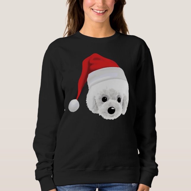 poodle  LL  _ Christmas     Sweatshirt (Front)