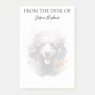 Poodle Lover Monogrammed Notes