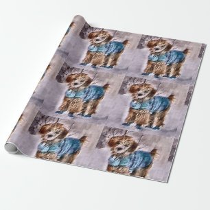 Poodle Lovers Christmas Wrapping Paper