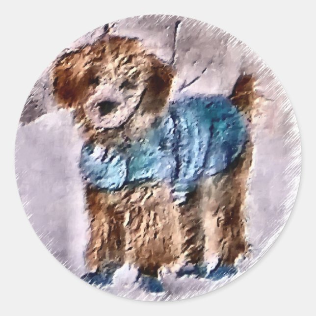 Poodle Lovers Gifts Classic Round Sticker (Front)