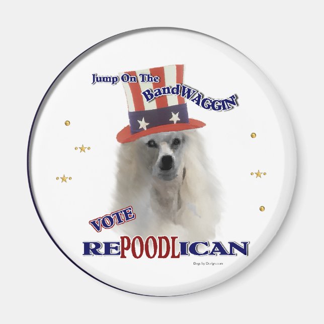 POODLE  Lovers Gifts Magnet (Front)