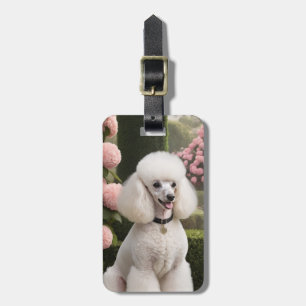 Poodle Luggage Tag