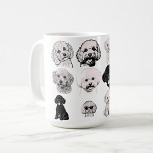 Poodle Mug   Cute Dog Lover Gift   Adorable Canich