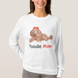 Poodle Mum Dog Bandanna Pet Lover Gift Womens Pood T-Shirt