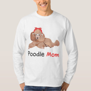 Poodle Mum Dog Bandanna Pet Lover Gift Womens Pood T-Shirt