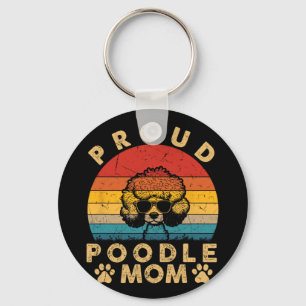 Poodle Mum Gifts I Love My Dog Mum Mama Mothers Da Key Ring
