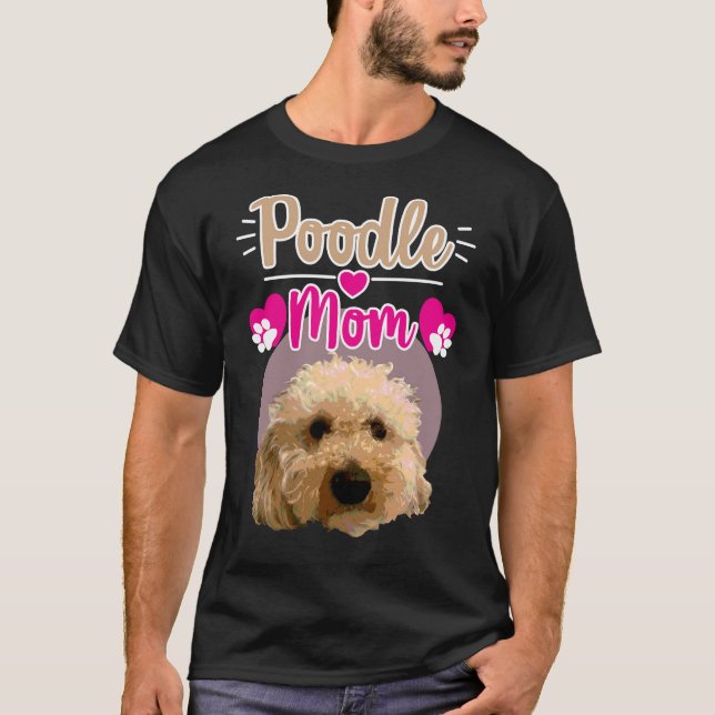 Poodle Mum Relaxed Fit T-Shirt (Front)