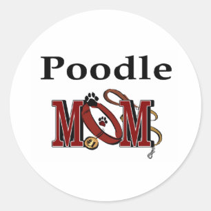 Poodle Mum Sticker