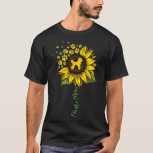 Poodle Mum Sunflower Poodle Lover Gifts Mama  T-Shirt