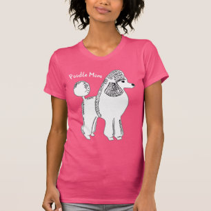 Poodle Mum Women's Bella Jersey T-Shirt