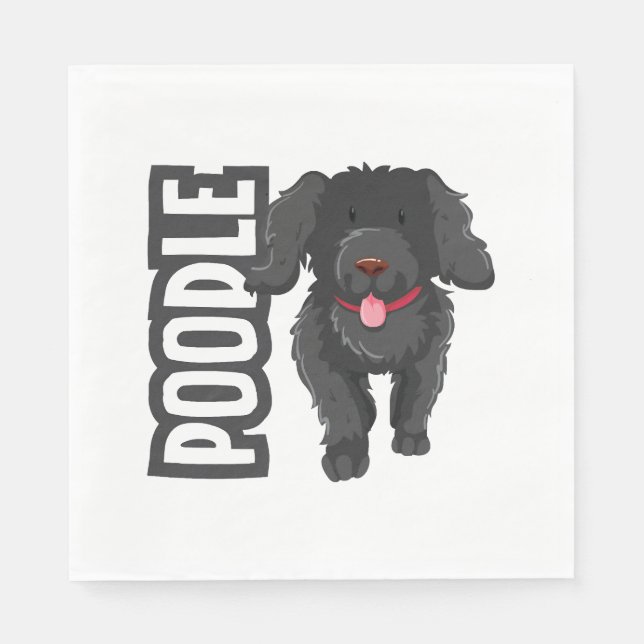 Poodle Napkin (Front)