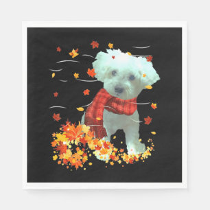 Poodle napkin