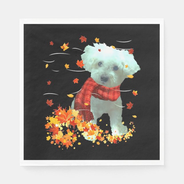 Poodle  napkin (Front)
