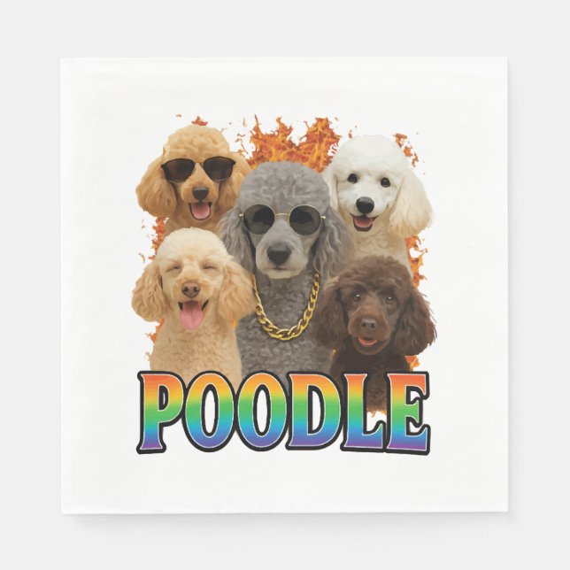 Poodle  napkin (Front)