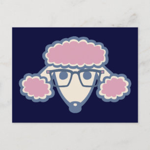Poodle Nerd Postcard