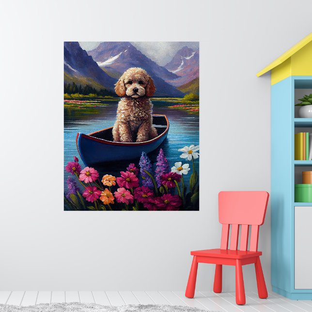 Poodle on a Paddle: A Scenic Adventure Poster (Nursery 1)