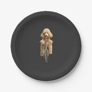 Poodle  paper plate